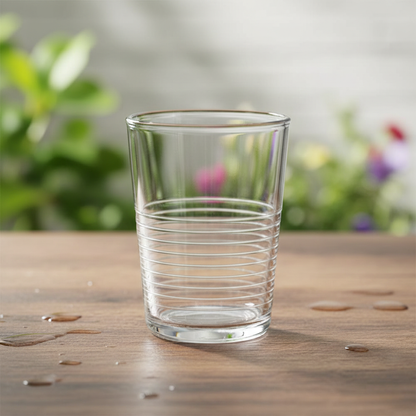 CERVE | Italy | Crystal Clear High Brilliance Lead Free Glass | Tumbler | PICNIC | 3 Nos.