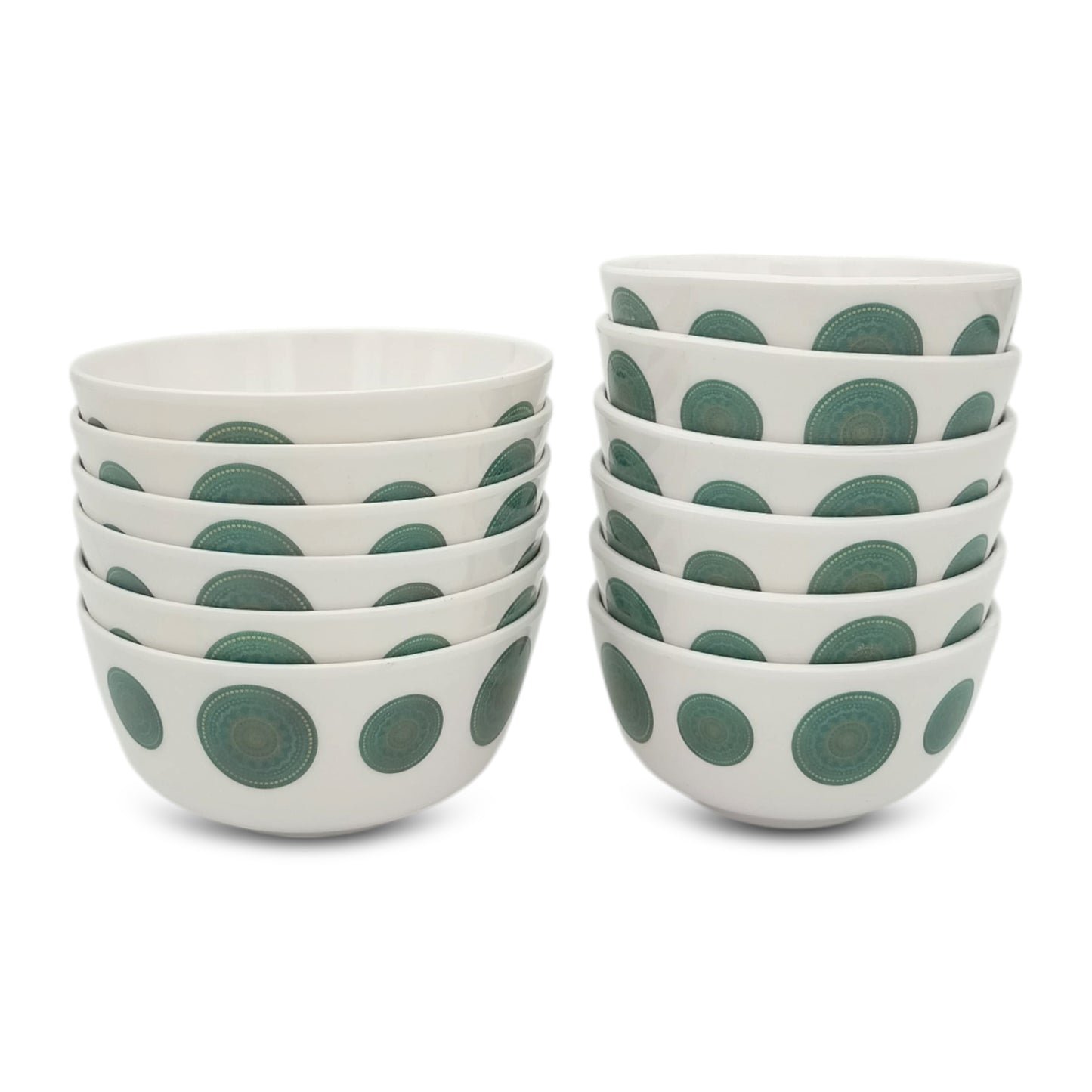 SUPERWARE | Pure Melamine | Dinner Set - AMELIA | Set Of 24 Pcs. | Stain Free, Glazed Finish