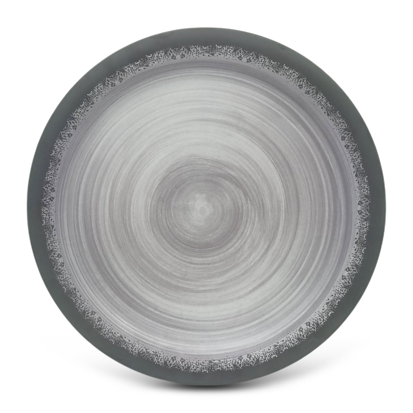 SUPERWARE, Pure Melamine | Dinner Set - Circular Black-MATT | Set Of 24 Pcs. | Stain Free, Glazed Finish