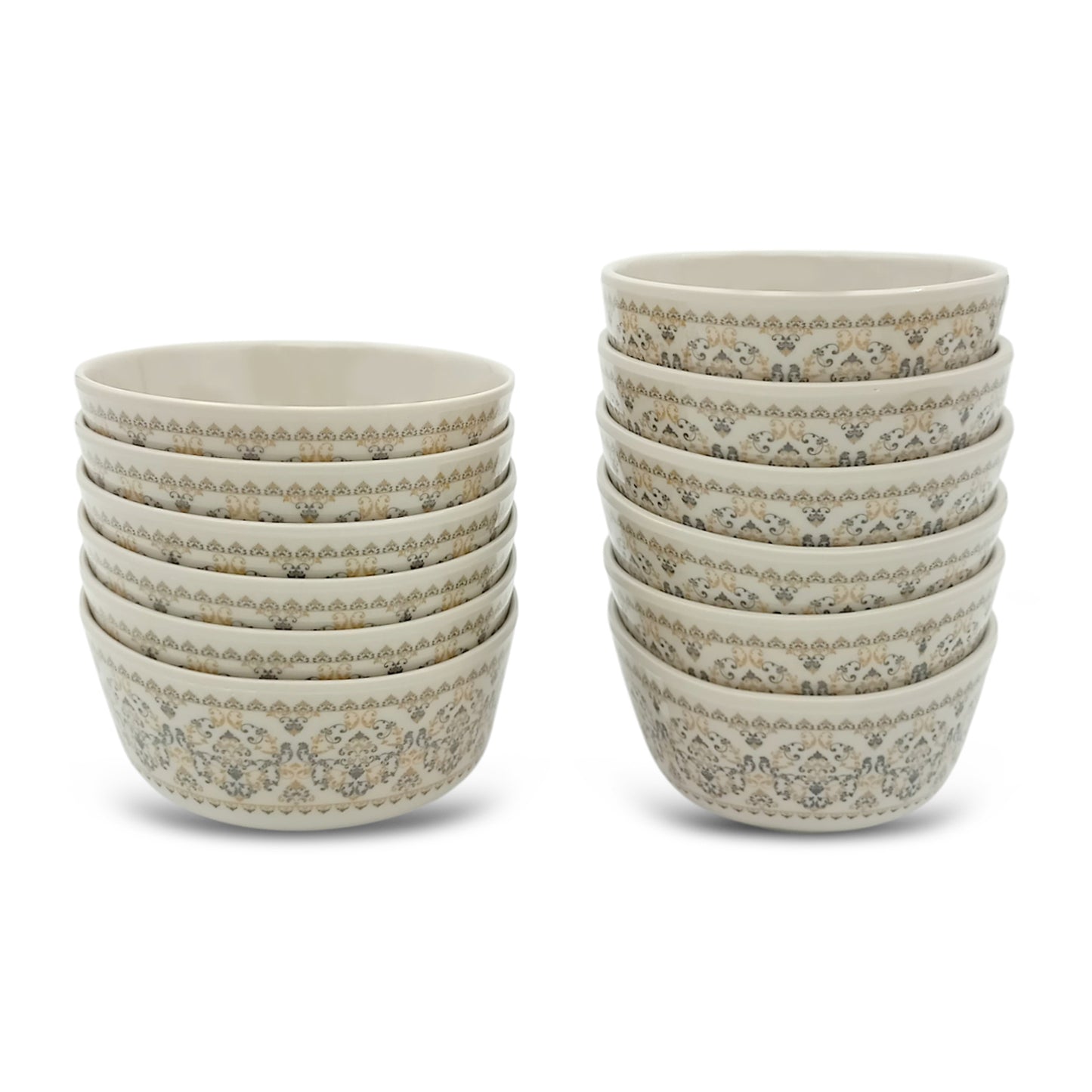 SUPERWARE, Pure Melamine | Dinner Set - Manila Gold Desert Tan | Set Of 24 Pcs. | Stain Free, Glazed Finish