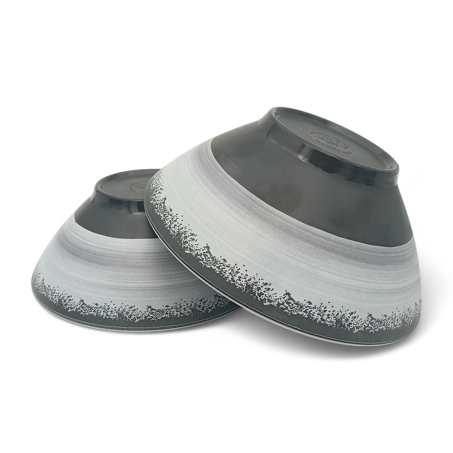 SUPERWARE | Pure Melamine | Dinner Set - Circular Black-Matt | Set Of 26 Pcs. | Stain Free, Glazed Finish