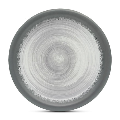SUPERWARE | Pure Melamine | Dinner Set - Circular Black-Matt | Set Of 26 Pcs. | Stain Free, Glazed Finish