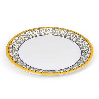SUPERWARE | Pure Melamine | Buffet Plate Set – ForgetMeNot (12.5”) | 6 Nos. | Stain Free, Glazed Finish