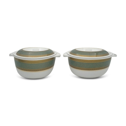 SUPERWARE, Pure Melamine | Dinner Set - Bridal-Green | Set Of 37 Pcs. | Stain Free, Glazed Finish