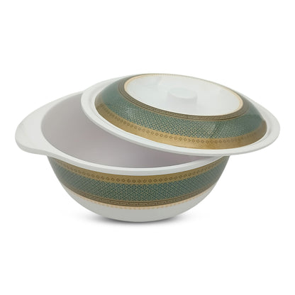 SUPERWARE, Pure Melamine | Dinner Set - Bridal-Green | Set Of 37 Pcs. | Stain Free, Glazed Finish