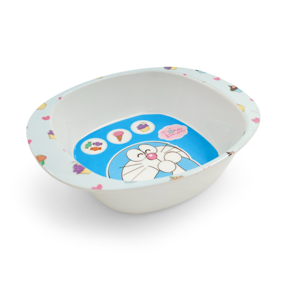 SUPERWARE | Pure Melamine | Kid Set - DORAEMON SWEET | Set Of 5 Pcs.| Stain Free, Glazed Finish
