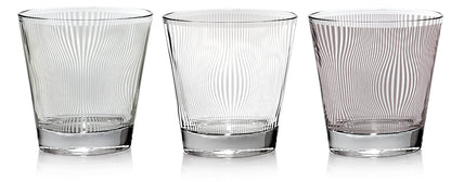 CERVE | Italy | Crystal Clear High Brilliance Lead Free Glass | Tumbler | NADIA | 3 Nos.