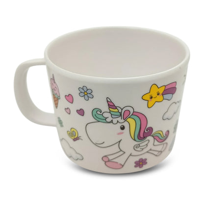 SUPERWARE | Pure Melamine | Kid Set - Unicorn | 4 Pcs. | Stain Free, Glazed Finish
