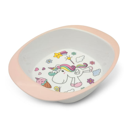 SUPERWARE | Pure Melamine | Kid Set - Unicorn | 4 Pcs. | Stain Free, Glazed Finish
