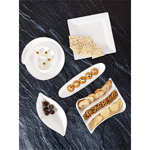 SUPERWARE | Pure Melamine | Entertainment Set | 5 Pcs | Stain free, Glazed Finish
