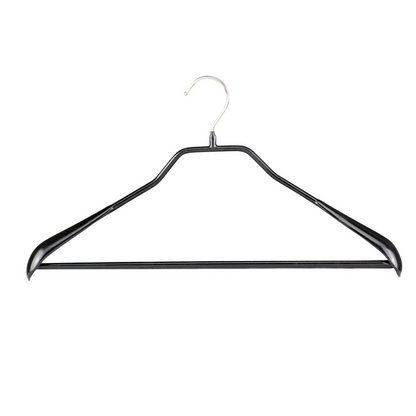 MAWA | Made in Germany | Metal Hanger Set | Coat Hanger | Bodyform 42/LS | Non-Slip Coating | 360° Rotatable Swivel Hook | Widened Shoulder Support | 5 Pieces