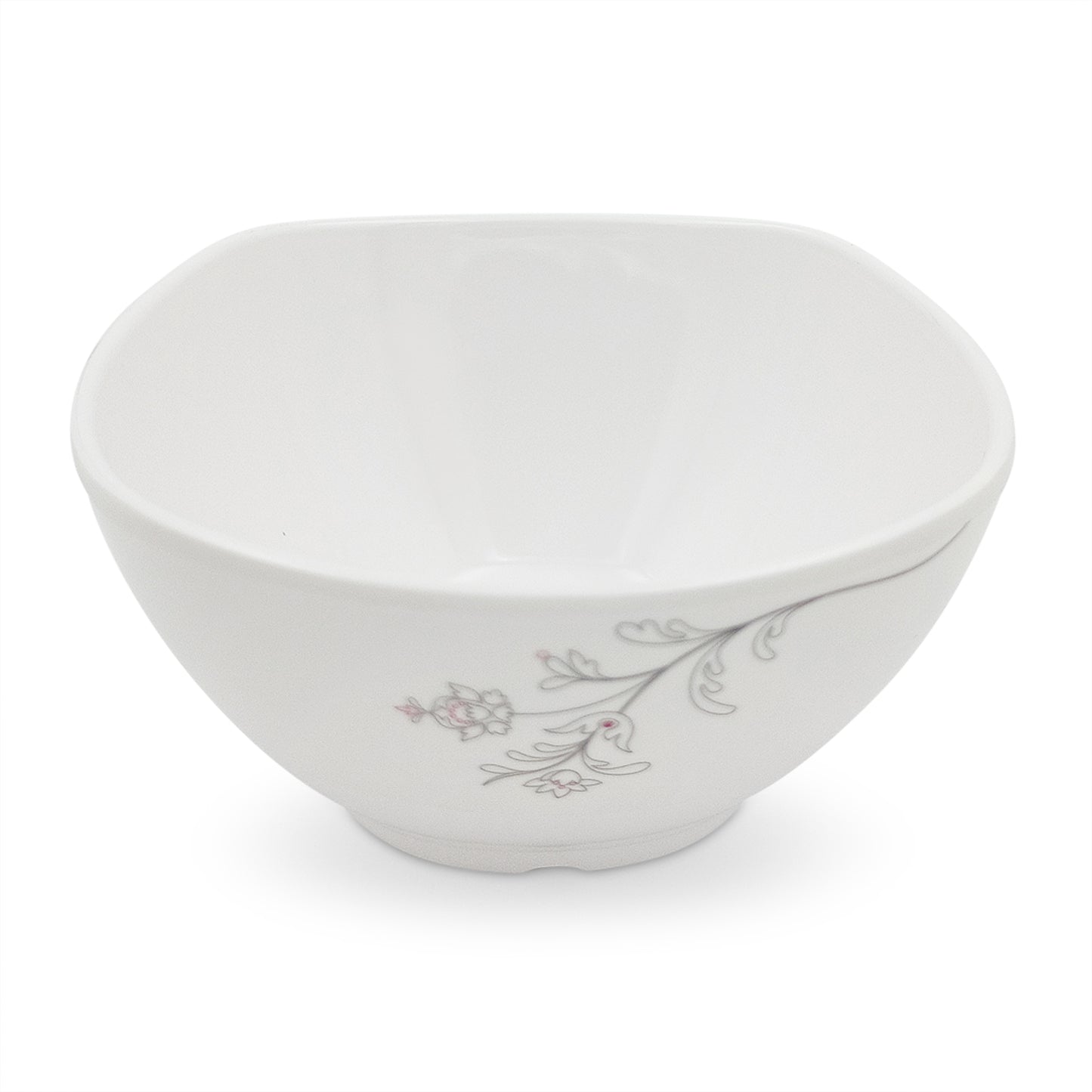 SUPERWARE | Pure Melamine | Soup Bowl Set - Summer Stems (4.5") | 6 Nos. | Stain Free, Glazed Finish