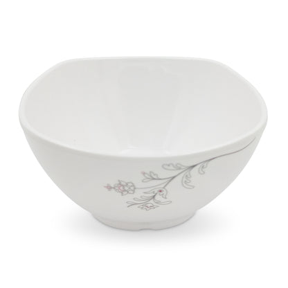 SUPERWARE | Pure Melamine | Soup Bowl Set - Summer Stems (4.5") | 6 Nos. | Stain Free, Glazed Finish