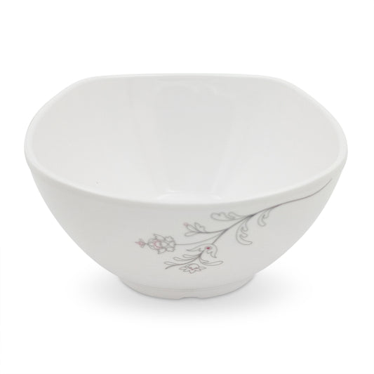 SUPERWARE | Pure Melamine | Soup Bowl Set - Summer Stems (4.5") | 6 Nos. | Stain Free, Glazed Finish