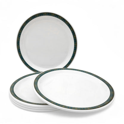 SUPERWARE | Pure Melamine | Small Plate Set - Atlantic (7.5") | 6 Nos. | Stain Free, Glazed Finish