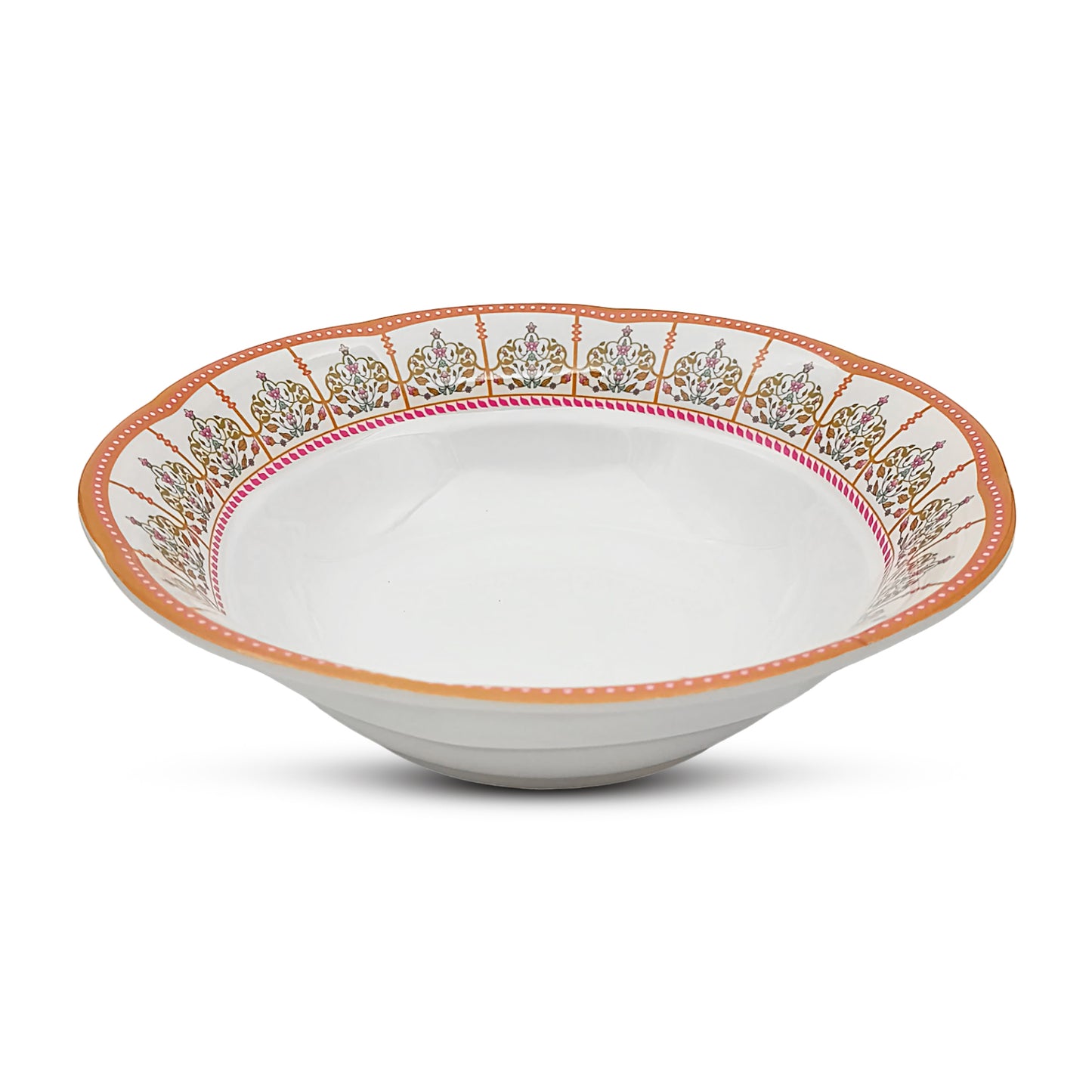 SUPERWARE | Pure Melamine | Dinner Set - Gardenia Aura | Set Of 38 Pcs. | Stain Free, Glazed Finish