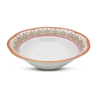 SUPERWARE | Pure Melamine | Dinner Set - Gardenia Aura | Set Of 38 Pcs. | Stain Free, Glazed Finish