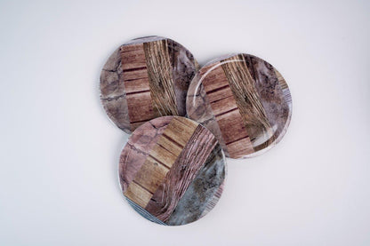 SUPERWARE | Pure Melamine | Coasters - Mosaic | Set Of 8 Pcs | Stain Free, Glazed Finish