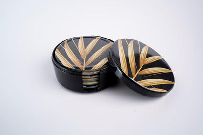 SUPERWARE | Pure Melamine | Coasters - Fern | Set Of 8 Pcs | Stain Free, Glazed Finish