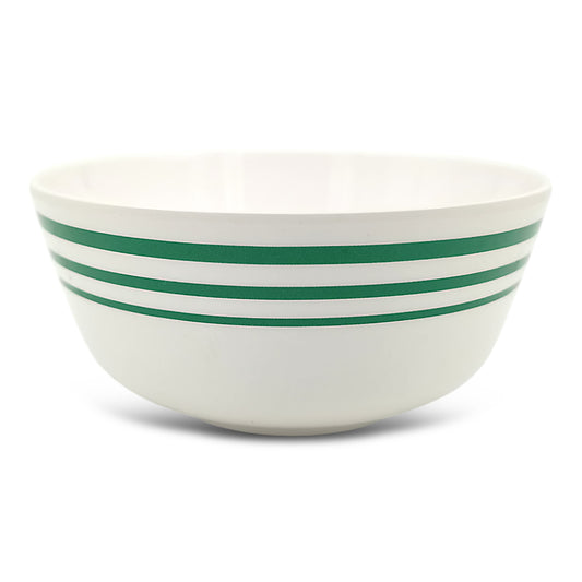 SUPERWARE | Pure Melamine | Katori Set - Green Lines (3.5") | 6 Nos. | Stain Free, Glazed Finish