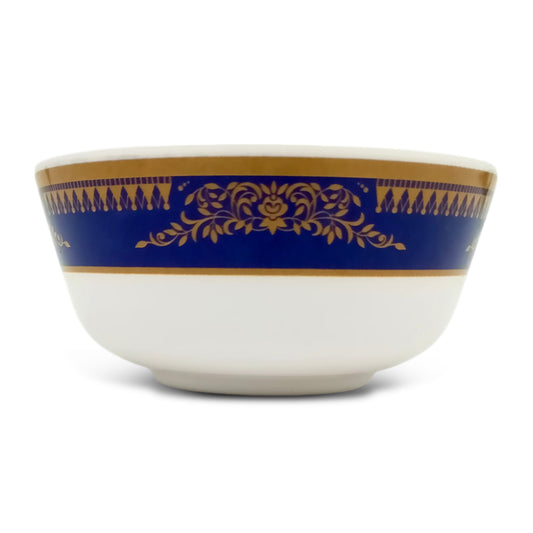 SUPERWARE | Pure Melamine | Katori Set - Blue Crown (3.5") | 6 Nos. | Stain Free, Glazed Finish