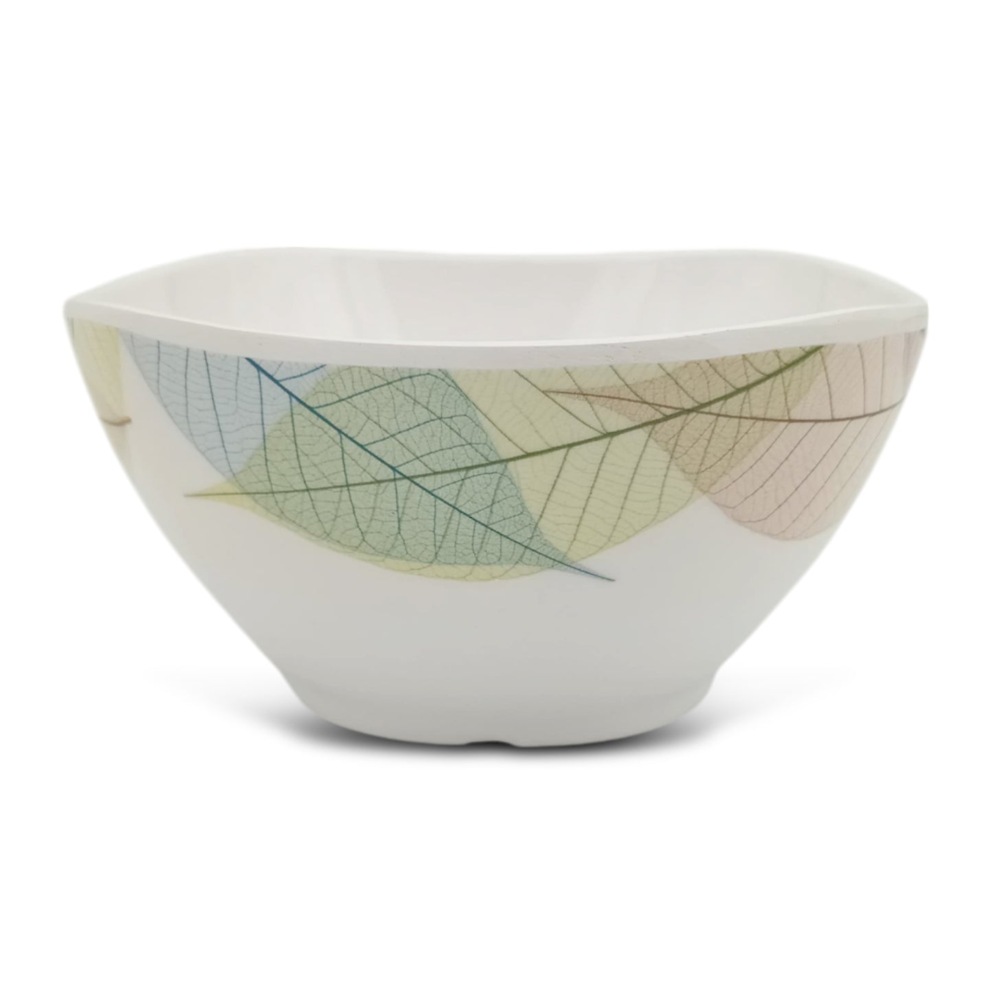 SUPERWARE | Pure Melamine | Soup Bowl Set - Leaf Fantasy (4.5") | 6 Nos.| Stain Free, Glazed Finish