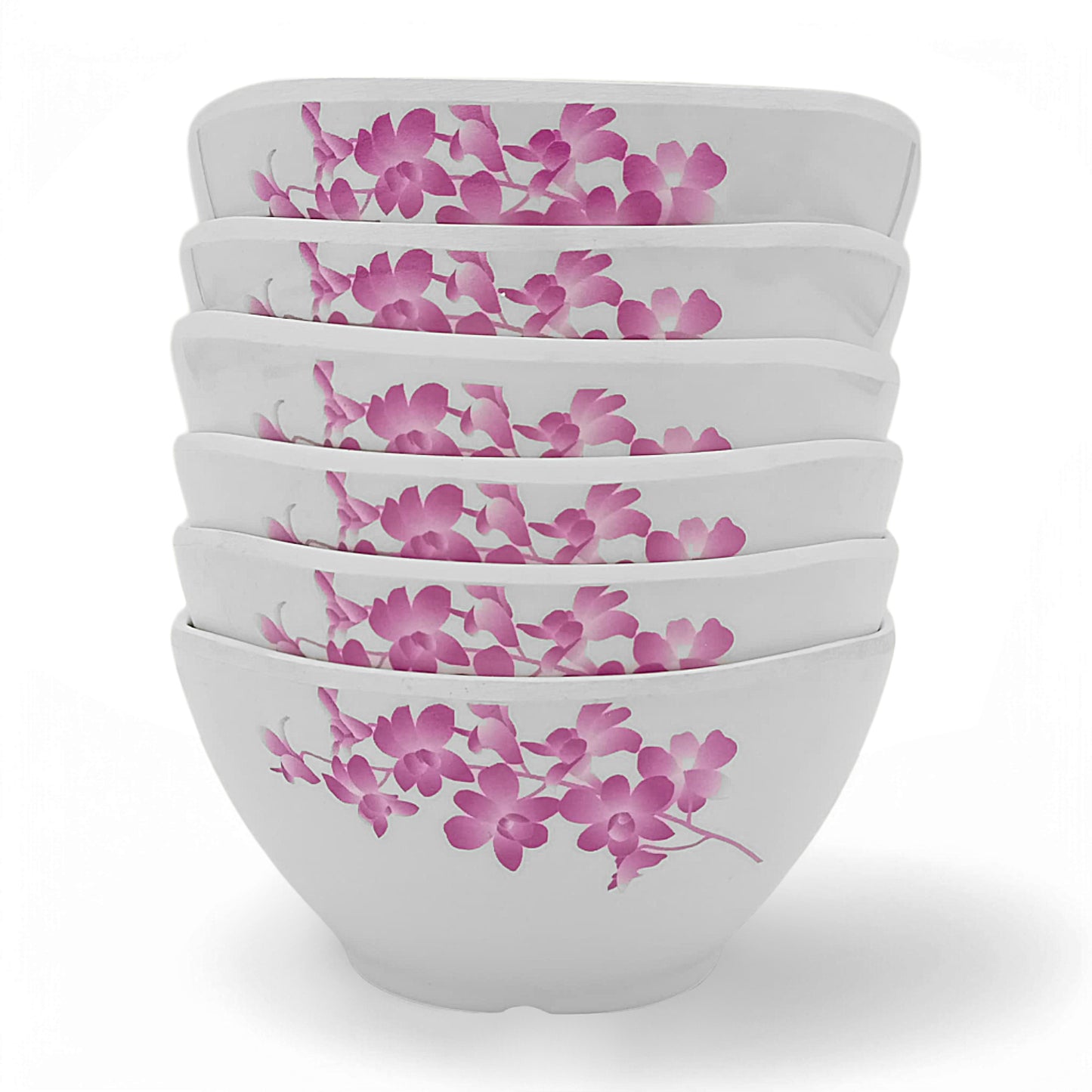 SUPERWARE | Pure Melamine | Soup Bowl Set - Purple Lilac (4.5") | 6 Nos. | Stain Free, Glazed Finish