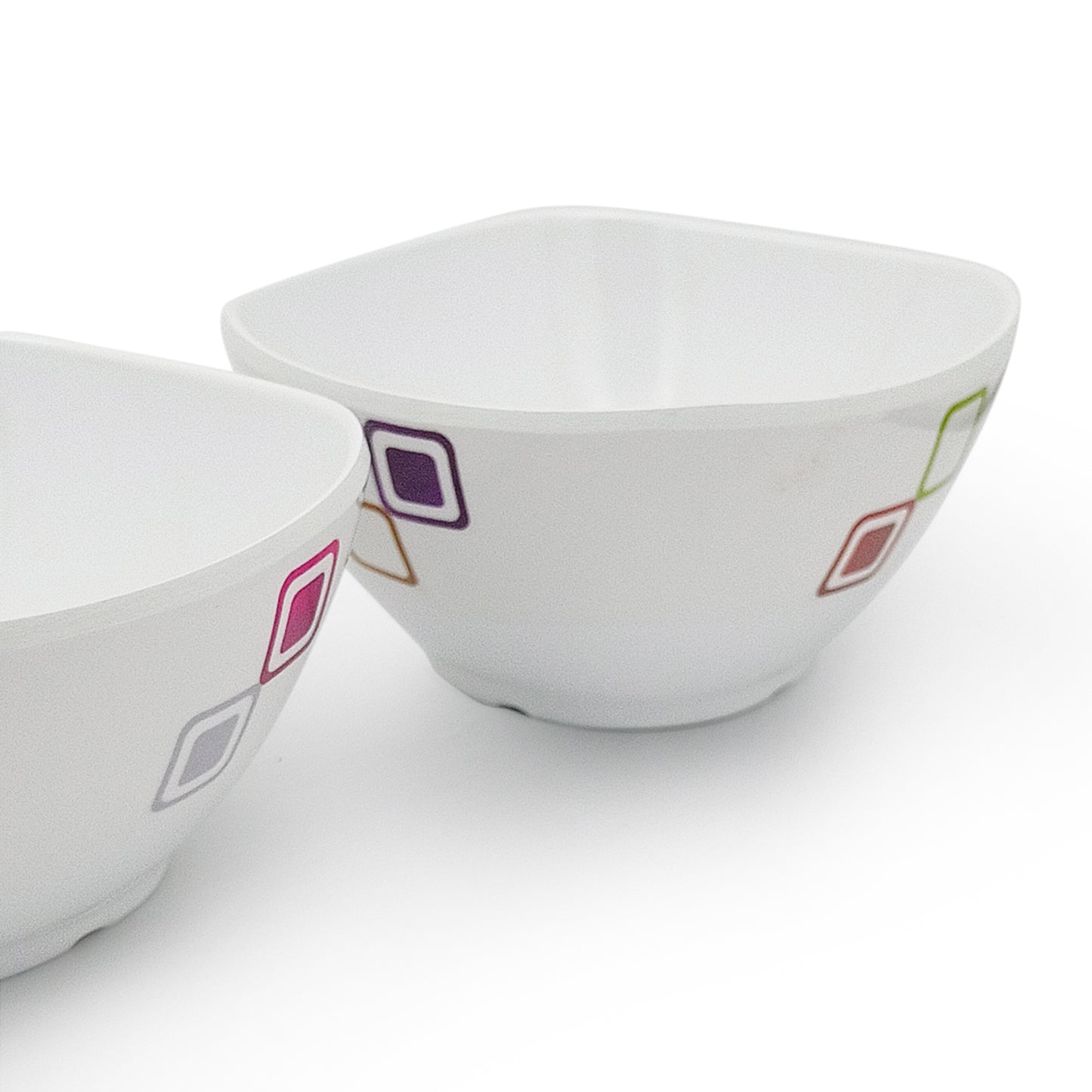 SUPERWARE | Pure Melamine | Katori Set - Candy Blocks (3.75") | 6 Nos.| Stain Free, Glazed Finish
