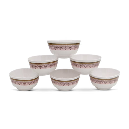 SUPERWARE | Pure Melamine | Bowl Set - Classic-2 4" | 6 Nos. | Stain Free, Glazed Finish