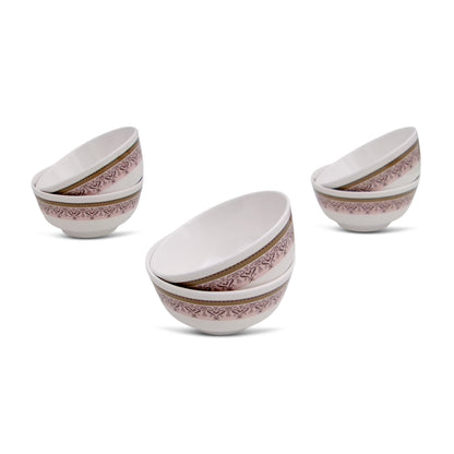 SUPERWARE | Pure Melamine | Bowl Set - Classic-2 4" | 6 Nos. | Stain Free, Glazed Finish