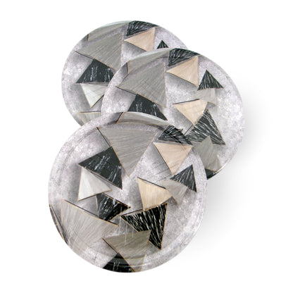 SUPERWARE | Pure Melamine | Coasters - Puzzles on White | Set Of 8 Pcs | Stain Free, Glazed Finish