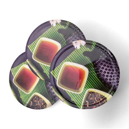 SUPERWARE | Pure Melamine | Coasters- Tea Cup | Set Of 8 Pcs | Stain Free, Glazed Finish