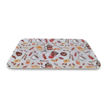 SUPERWARE | Pure Melamine | Retro Tray Set - Coffee Drink | Set Of 3 Pcs.| Stain Free, Glazed Finish