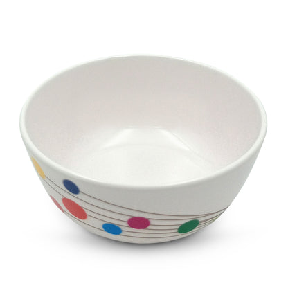 SUPERWARE | Pure Melamine | Soup Bowl Set - Colour Bubbles (4.5") | 6 Nos. | Stain Free, Glazed Finish