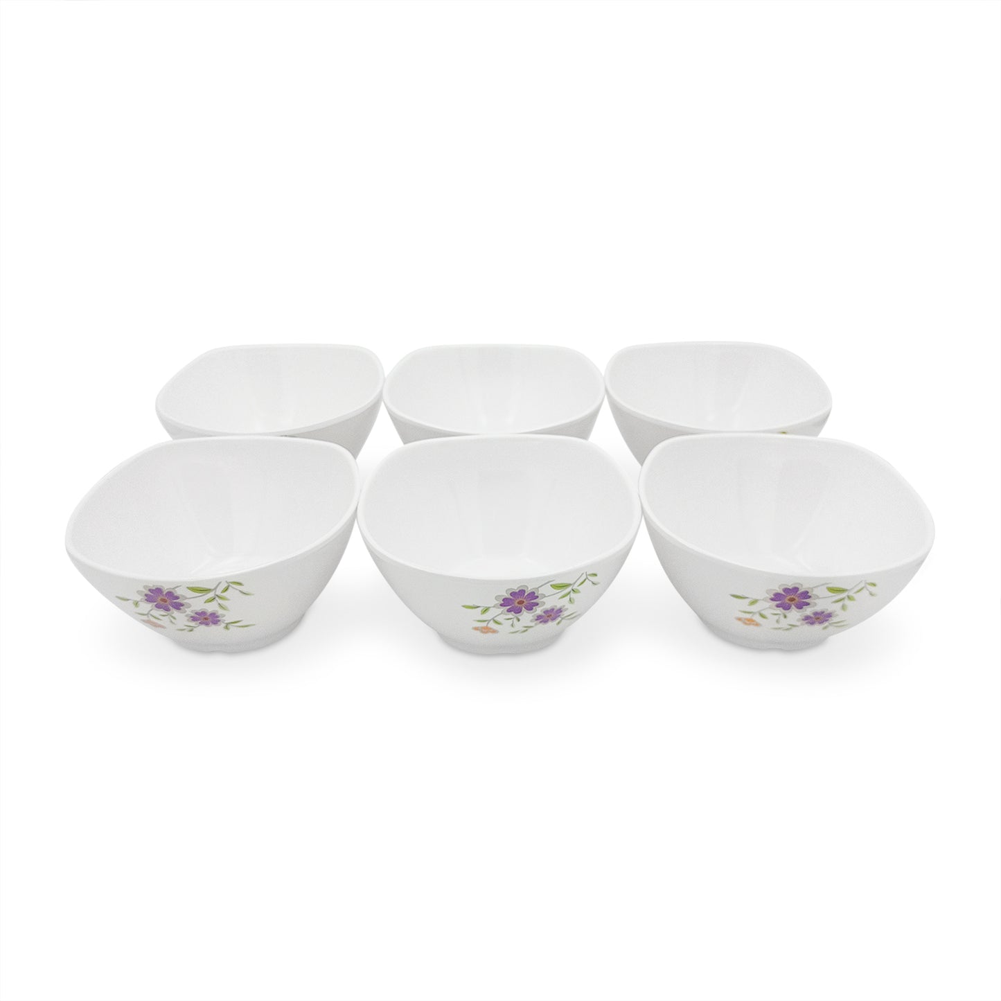 SUPERWARE | Pure Melamine | Katori Set - Daffodils (3.75") | 6 Nos. | Stain Free, Glazed Finish