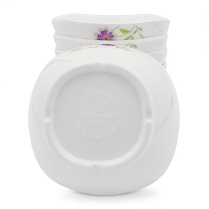 SUPERWARE | Pure Melamine | Katori Set - Daffodils (3.75") | 6 Nos. | Stain Free, Glazed Finish