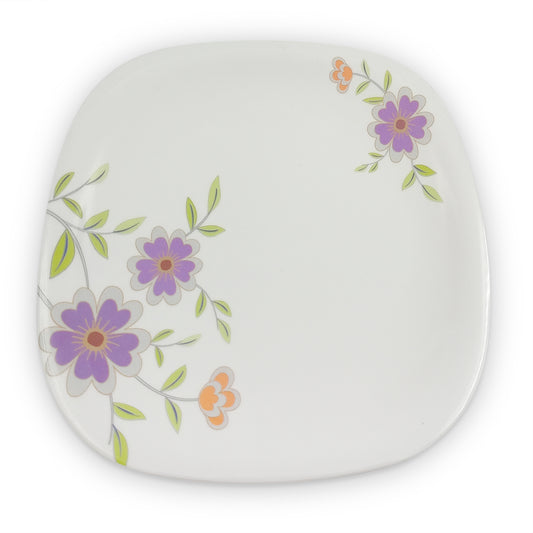 SUPERWARE | Pure Melamine | Buffet Plate Set – Daffodils (12.5”) | 6 Nos. | Stain Free, Glazed Finish
