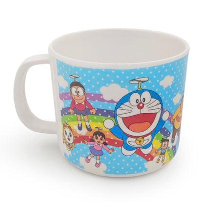 SUPERWARE | Pure Melamine | Kid Set - DORAEMON RAINBOW | 3 Pcs.| Stain Free, Glazed Finish
