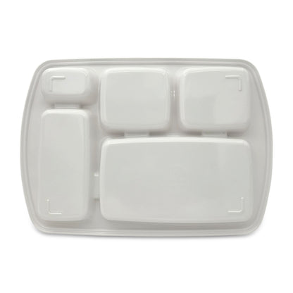 SUPERWARE | Pure Melamine | Kid Set - Section Tray - Duck Art (13.5") | 1 No. | Stain Free, Glazed Finish