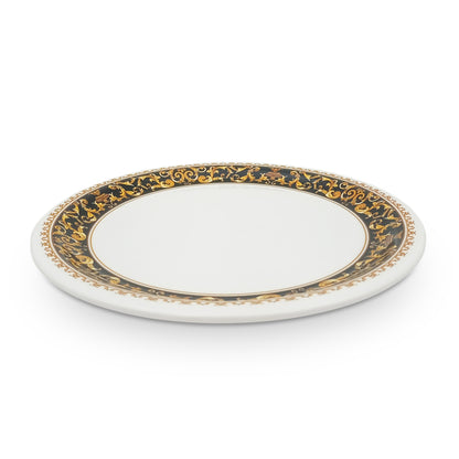 SUPERWARE | Pure Melamine | Buffet Plate Set 12.5" - Dynasty (12.5”) | 6 Nos. | Stain Free, Glazed Finish