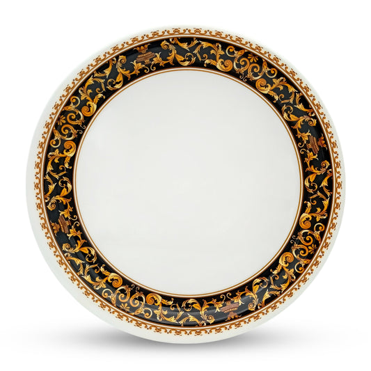 SUPERWARE | Pure Melamine | Buffet Plate Set 12.5" - Dynasty (12.5”) | 6 Nos. | Stain Free, Glazed Finish