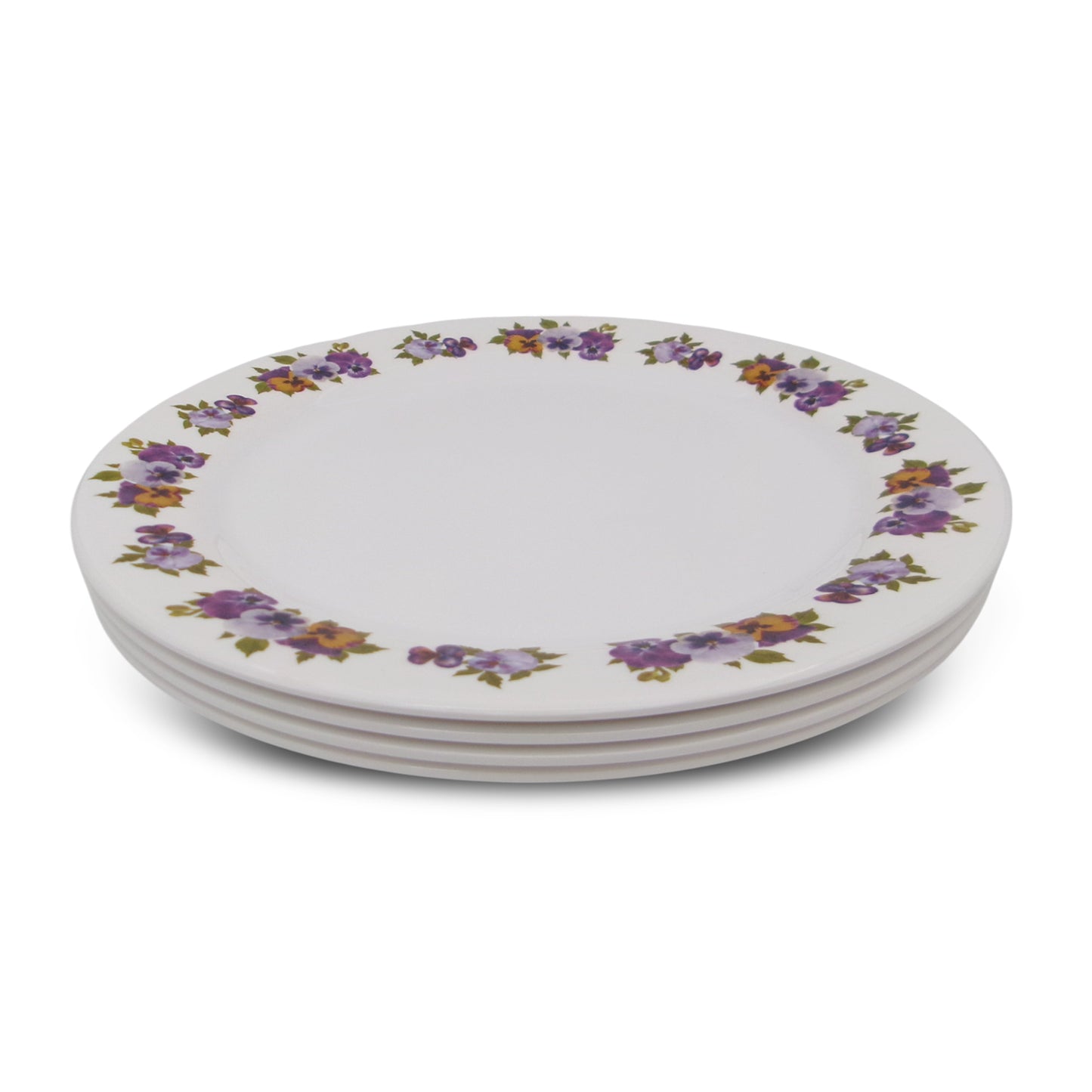 EKTRA | Premium Melamine | Dinner Set – Crown (Set of 12 Pcs.) | Durable, Fade Proof