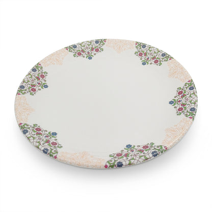 SUPERWARE | Pure Melamine | Dinner Plate Set – Ethnic Art (10.75”) | 6 Nos. | Stain Free, Glazed Finish