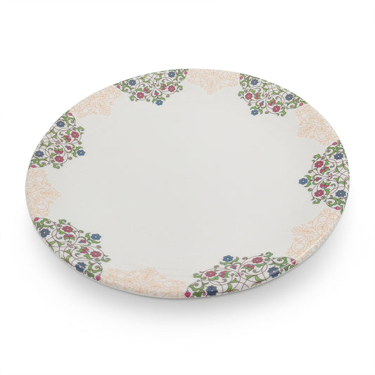SUPERWARE | Pure Melamine | Dinner Plate Set – Ethnic Art (10.75”) | 6 Nos. | Stain Free, Glazed Finish