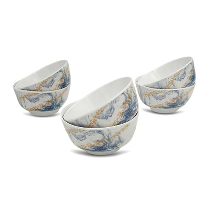 SUPERWARE | Pure Melamine | Bowl Set - Evoque 4" | 6 Nos. | Stain Free, Glazed Finish
