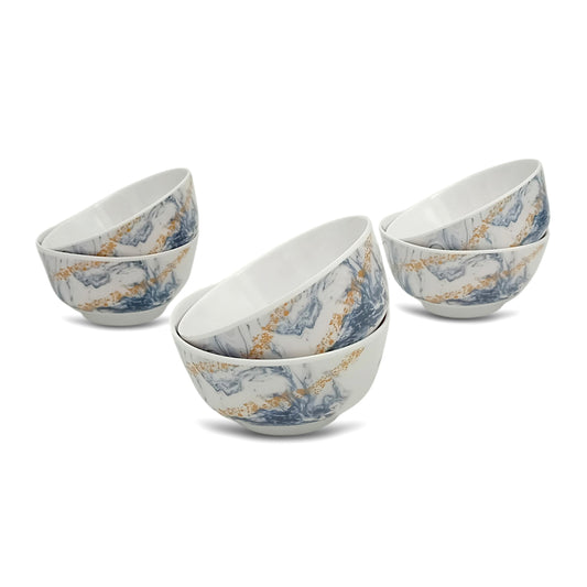 SUPERWARE | Pure Melamine | Bowl Set - Evoque 4" | 6 Nos. | Stain Free, Glazed Finish
