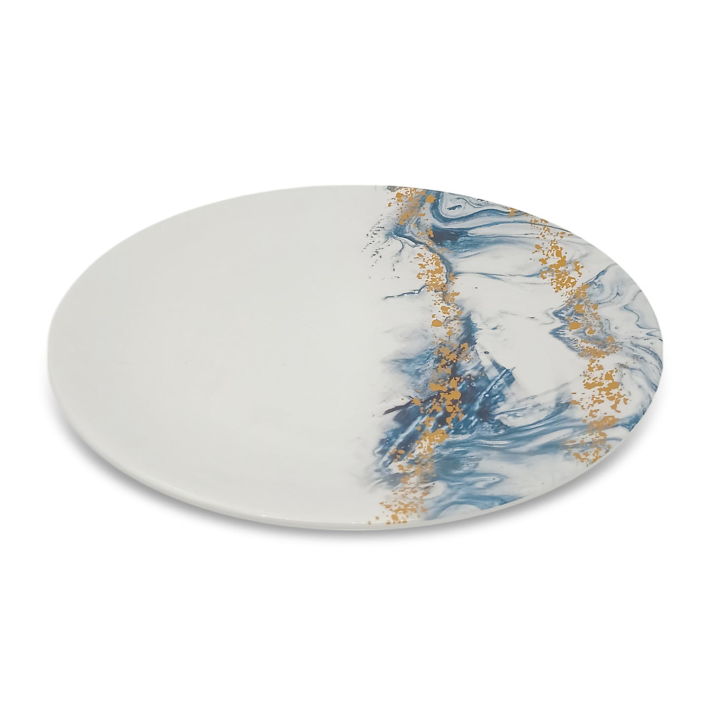 SUPERWARE | Pure Melamine | Buffet Plate Set – Evoque (12.5”) | 6 Nos.  | Stain Free, Glazed Finish