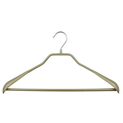 MAWA | Made in Germany | Metal Hanger Set | Coat Hanger | Bodyform 42/LS | Non-Slip Coating | 360° Rotatable Swivel Hook | Widened Shoulder Support | 5 Pieces