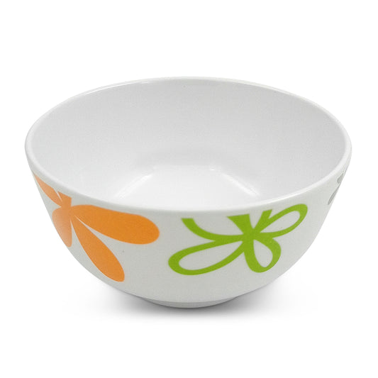 SUPERWARE | Pure Melamine | Bowl Set - Flower Bloom 4" | 6 Nos. | Stain Free, Glazed Finish