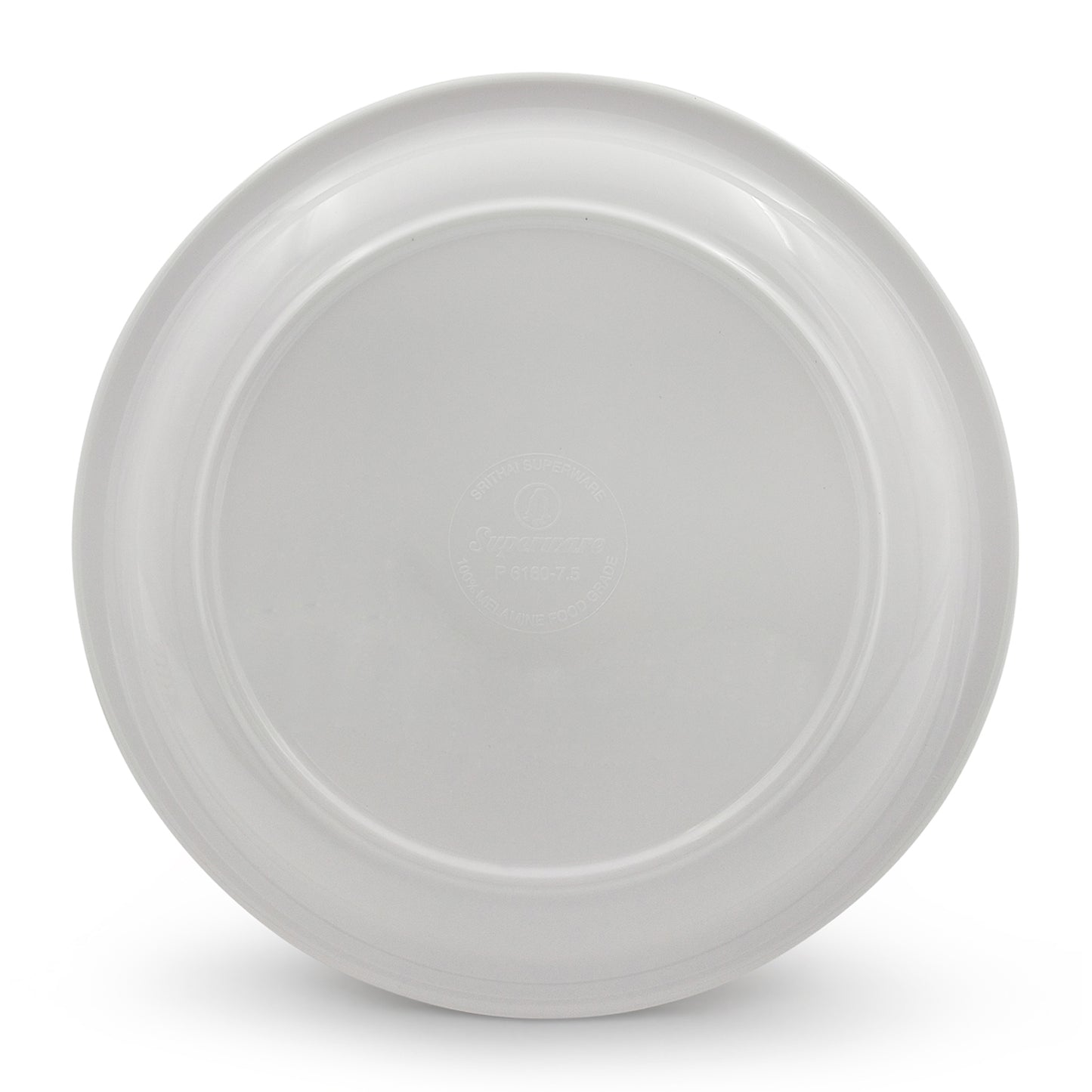 SUPERWARE | Pure Melamine | Buffet Plate Set – Garden Flower (12.5”) | 6 Nos. | Stain Free, Glazed Finish
